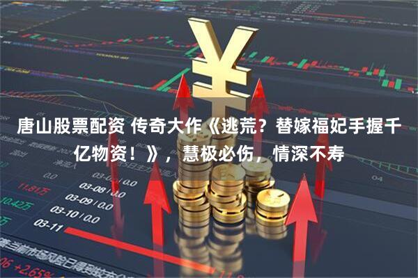 唐山股票配资 传奇大作《逃荒?替嫁福妃手握千亿物资!》,慧极必伤,情深不寿